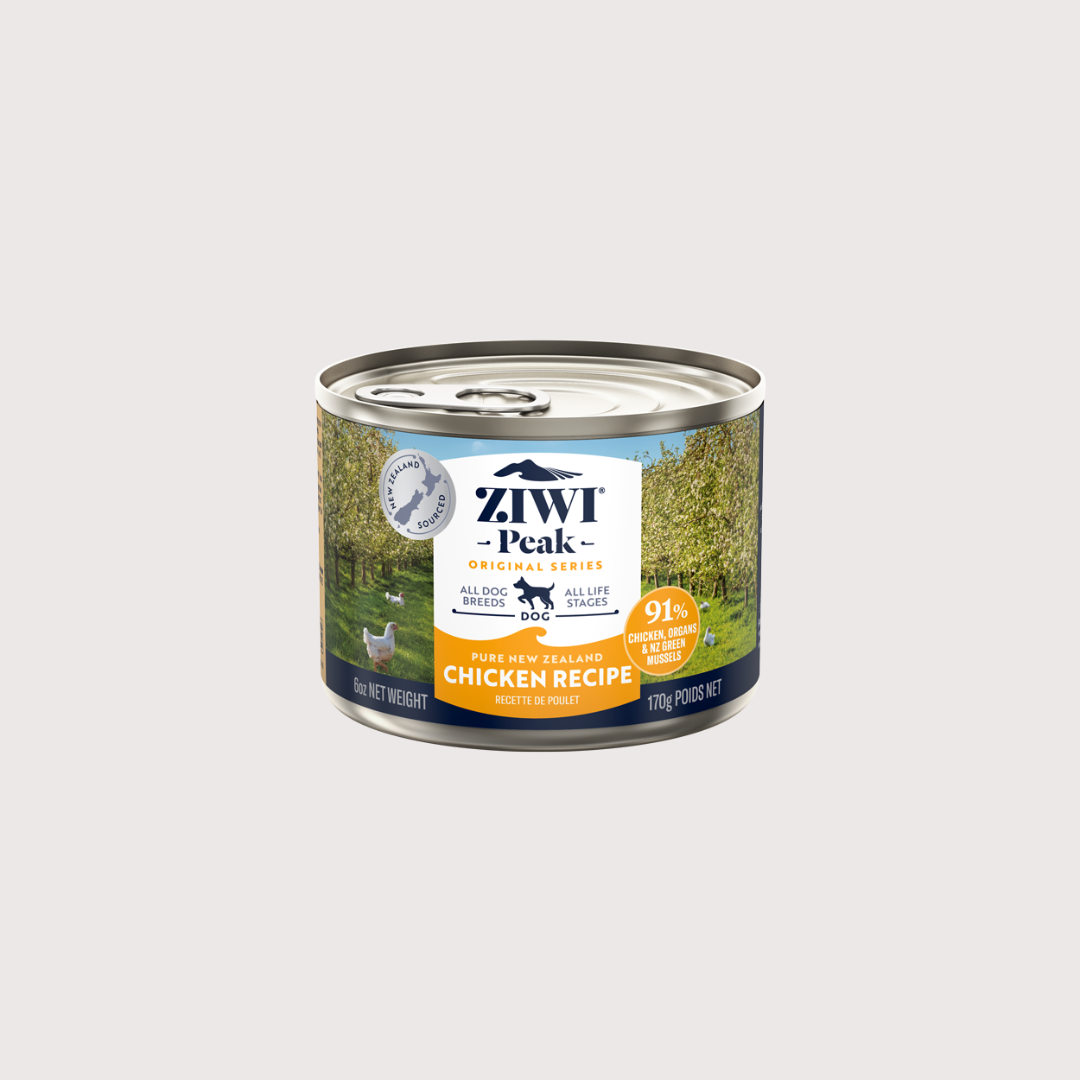 ZiwiPeak 91%鮮肉狗主食罐|放養雞配方