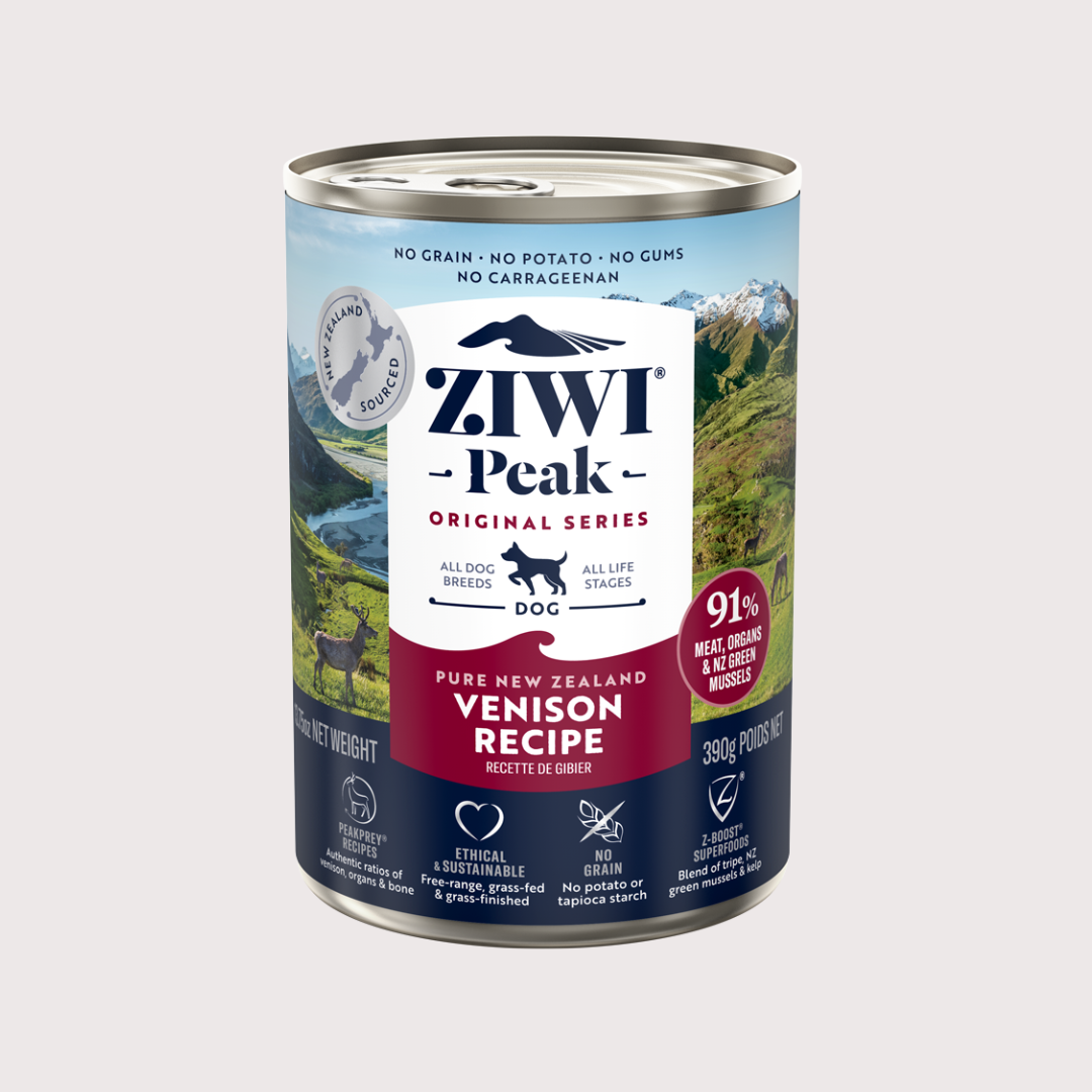 ZiwiPeak 91%鮮肉狗主食罐|鹿肉配方
