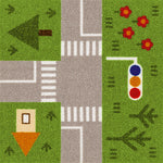 TOLI 寵物防滑地墊｜AKTD2-SET6 短絨抗污系列 (道路圖案特別版)