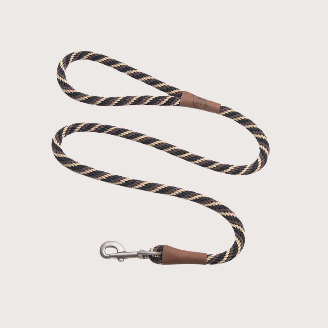 Mendota Snap Leash 1/2’’ x 4’|Mocha