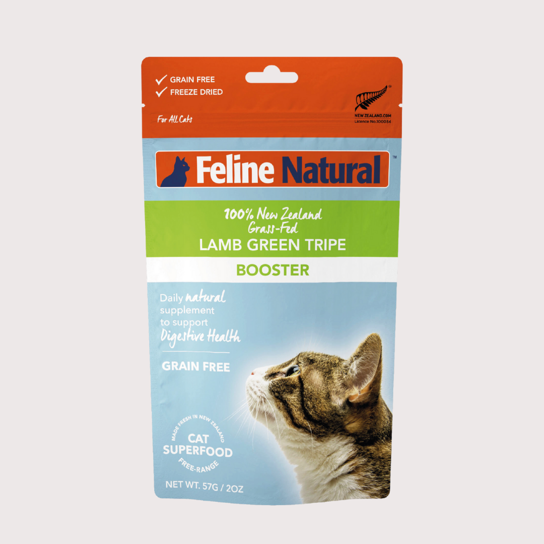 F9 Feline Natural 凍乾羊綠草胃營養補品|貓用 (57g)